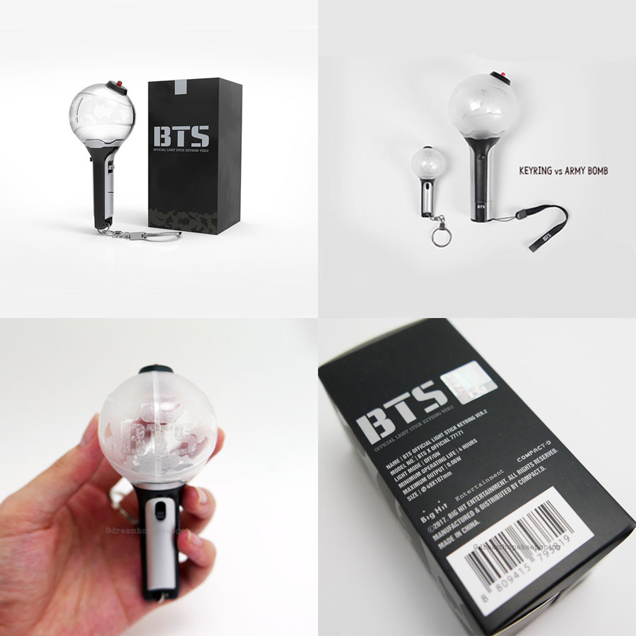 bts mini army bomb keyring